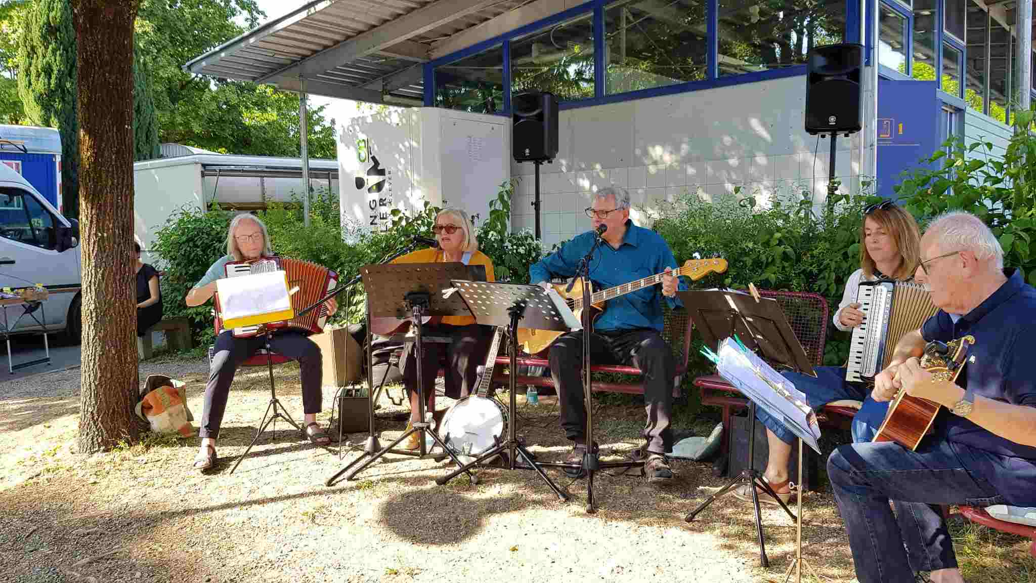 Auftritt am Campingplatz Klausenhorn Juli 2023